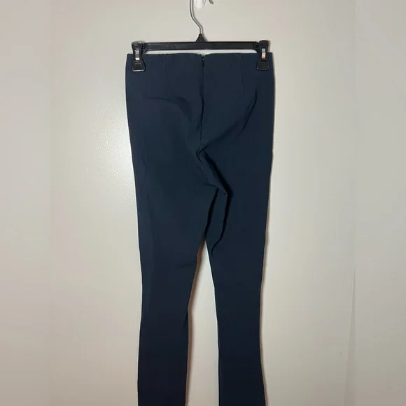 Rag & Bone Simone High Rise Skinny Pants Navy Minimalist Quiet Luxury Size 0 - Picture 5 of 9